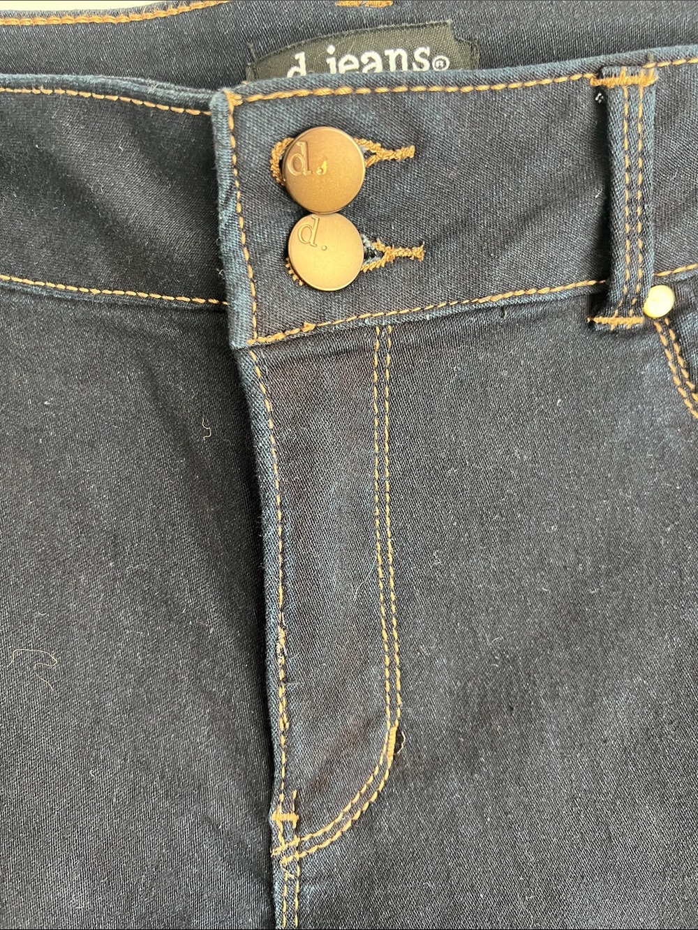 d. jeans Dark Blue Ankle Crop Skinny Jeans - Picture 10 of 16
